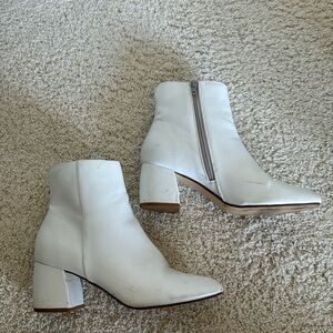 White booties